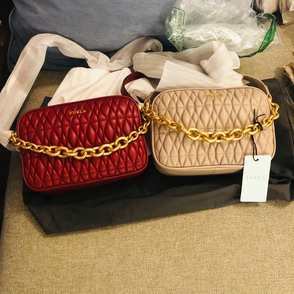 SOLD FURLA Cometa Crossbody Bag Nude - Picture 8 of 8